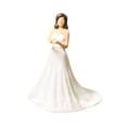 thumbnail image 3 of Juego de simulación de novia y novio 1/87, decoración de escritorio de resina, accesorios de estatua pequeña, figuras pintadas deportivas para mesa de , novia blanca, 3 of 8