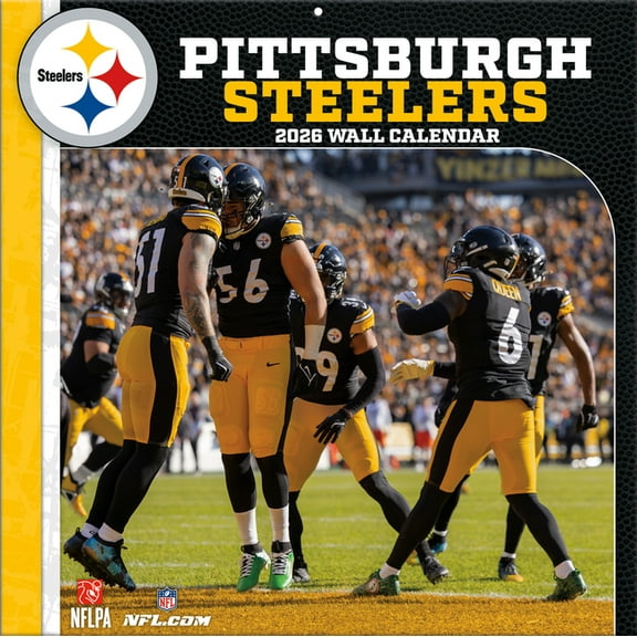 Pittsburgh Steelers 2026 12x12 Team Wall Calendar, (Paperback)