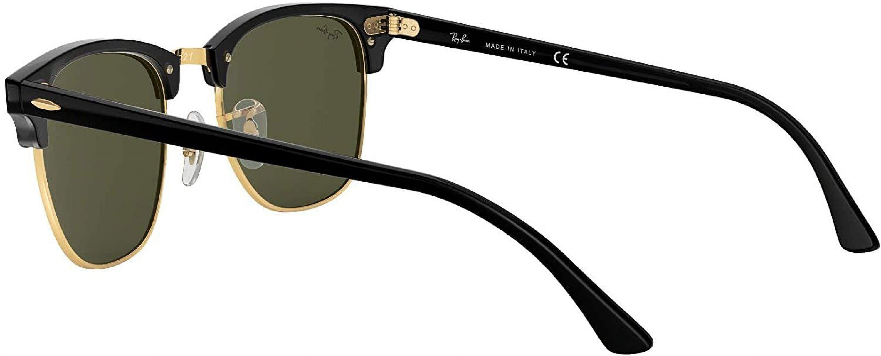 Ray-Ban Rb3016f Clubmaster Asian Fit Square Sunglasses - Walmart.com