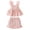 R272-Pink, variant on RMGVDSD Infant Baby Girl Clothes Toddler Girls Summer Outfits Sleeveless Tank Top Ruffle Shirt And Shorts Two Piece Set Casual Playwear 12-18 Months