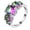 Multi-Color, variant on Women's 925 Silver AAA Purple Zircon Ring Engagement Wedding Gift Jewelry Ring
