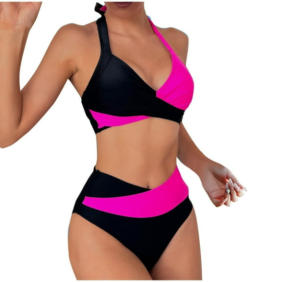 Bikini Sets for Women Sale Comfortable Swimsuits for Women Women's Two Piece Swimsuits Maternity Summer Outfits Swimsuits 2 Piece Bathing Suits for Teens