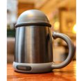 thumbnail image 2 of Taza De Té Del Café De La Taza Aislada Al Vacío Del Acero Inoxidable De 500 Ml Con La Manija marrón Macarena Taza aislada con vacío, 2 of 8
