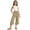 Khaki, variant on Girls Casual Ponte Pants For Girls Comfortable Solid Loose Fit Half Length Trousers For Everyday Play Soft Waistband Easy Care Girls Easter Hats for Kids Ages 4-8