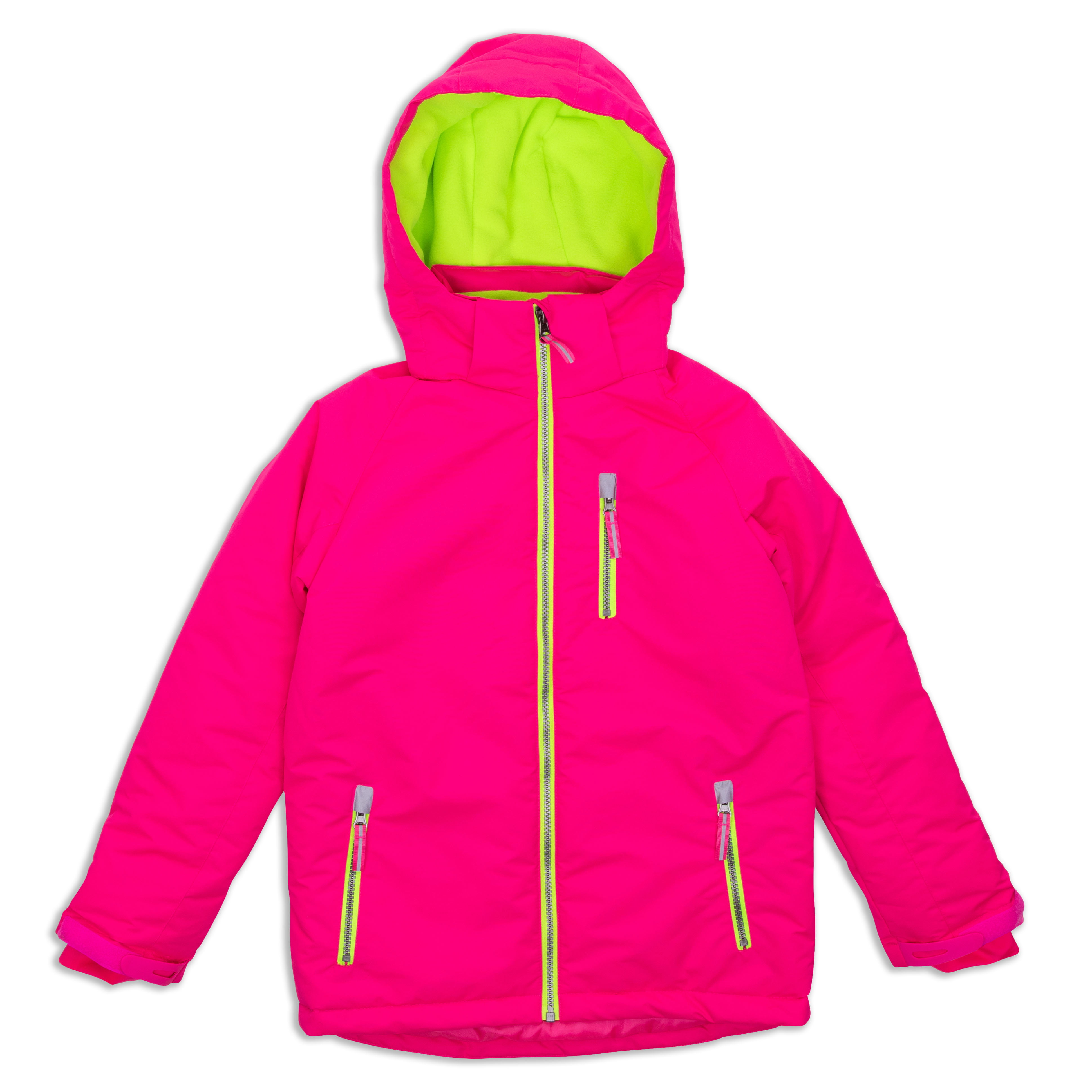 Arctic Quest Girls Windproof Water-Resistant Insulated Hooded Winter Snow and Ski Jacket with Zippered Pockets 