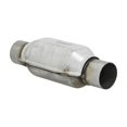 thumbnail image 4 of Flowmaster Catalytic Converter 2220125 222 Series; 4-1/4 Inch Diameter Stainless Steel Case; Single 2-1/2 Inch Slip Fit Inlet; Single 2-1/2 Inch Slip Fit Outlet; 12-3/4 Inch Overall Length, 4 of 5