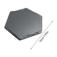 thumbnail image 2 of ZCAITIANYA Natural Slate Drink Coasters, Round and Square Heat Resistant Stone Mats for Coffee Table Protection and Minimalist Dining Room Table Decor, 1 Pack, 2 of 5