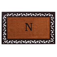 thumbnail image 1 of Home & More 100061830N Rembrandt Monogram Doormat (Letter N), 1 of 1