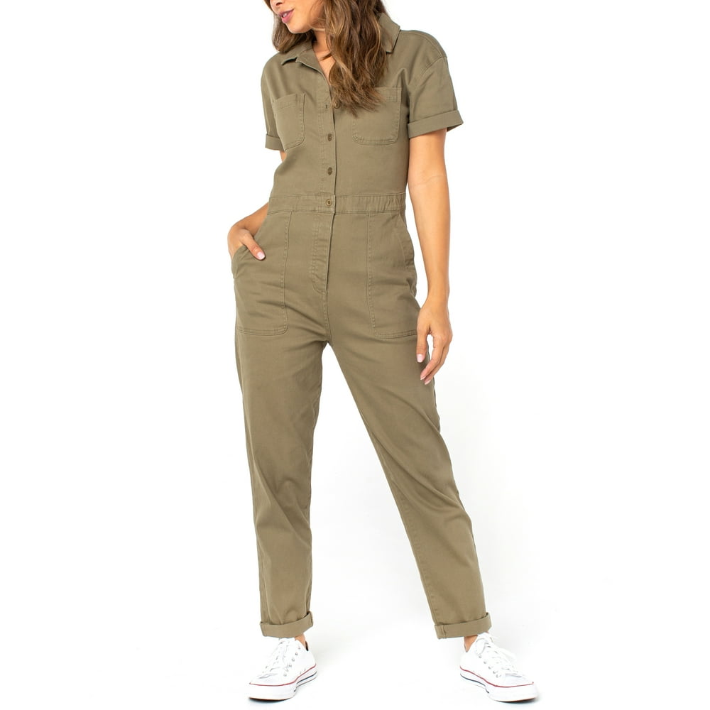 Celebrity Pink Celebrity Pink Junior's Brushed Twill Boiler Suit