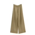 thumbnail image 4 of Scyoekwg Womens 2 Piece Sets Casual Sets Sweater Sets Long Sleeve Tops Wide Leg Pants Matching Outfits Two Piece Set Fashion Lounge Set (Khaki,Free Size), 4 of 7