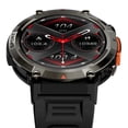 thumbnail image 2 of Reloj inteligente para exteriores con pantalla redonda de alta definición de 1,45 pulgadas, linterna, información, reloj deportivo, 2 of 6