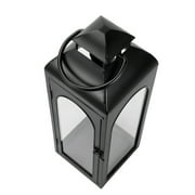 Better Homes & Gardens Black Metal Lantern Candle Holder, 18", Medium