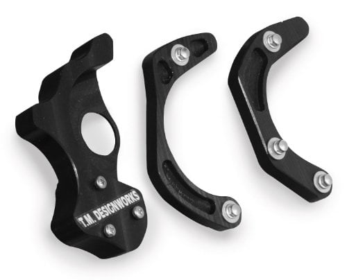 TM Designworks Chain Guard Case Saver Honda TRX450R Black 06 07 450R TM Designworks Chain Guard Case Saver Honda TRX450R Black 06 07 450R