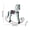 White, variant on Grey Gray Tone Nordic Vintage Rocking Horse Decor Made From Dense Board Features A Stable Base And Retro Styling For A Nostalgic Tabletop Accent That Adds Warmth And Interest To Any Room