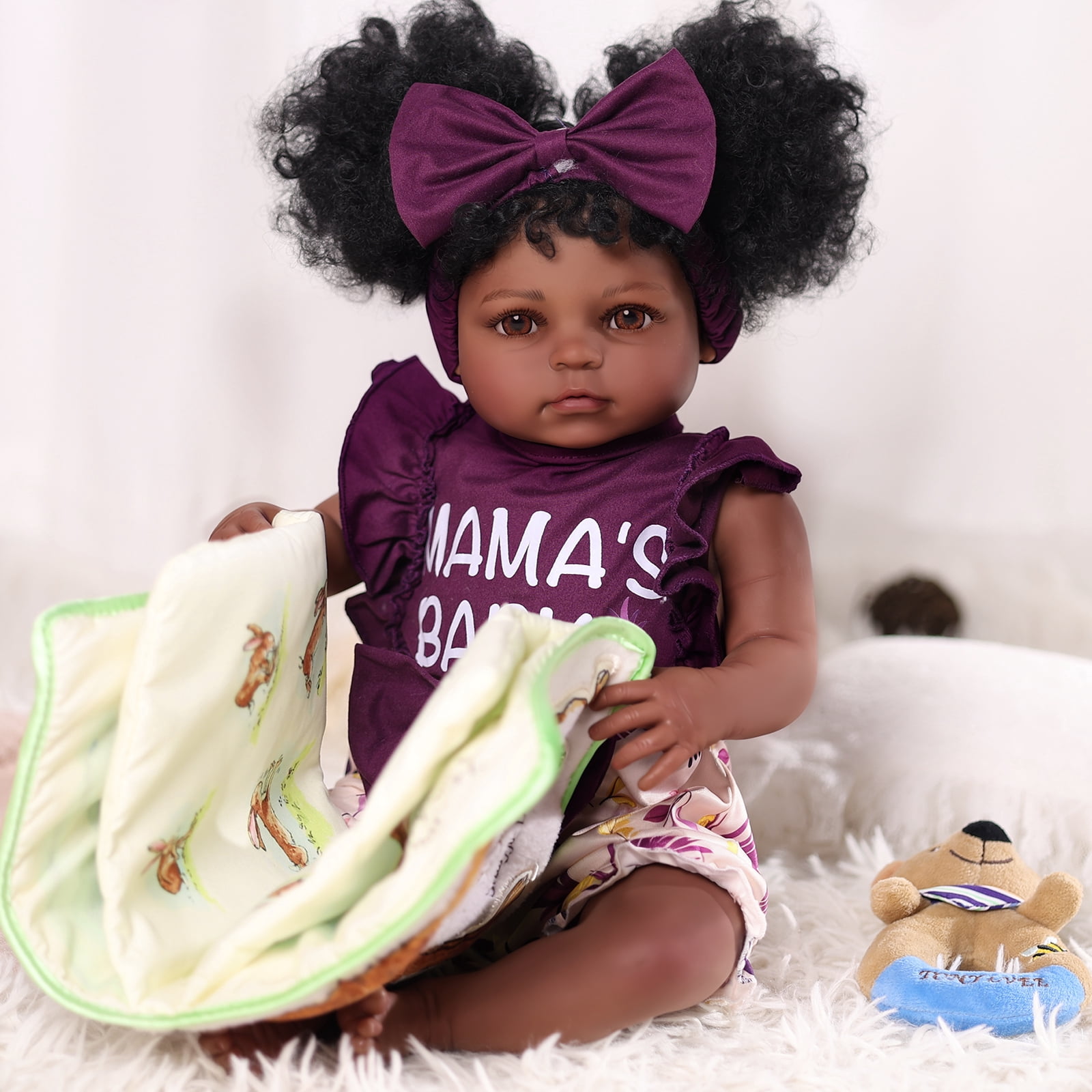 RSG Reborn Baby Doll - 20 inch Cute Soft Cloth Body Baby Doll Real life baby doll with all the accessories, perfect for cuddling, playing and gifting