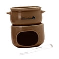 thumbnail image 2 of Mini olla para fondue de queso con calentador de , ideal para regalar, set de fondue de chocolate para dulces, fondue de queso, fiestas y N, 2 of 9