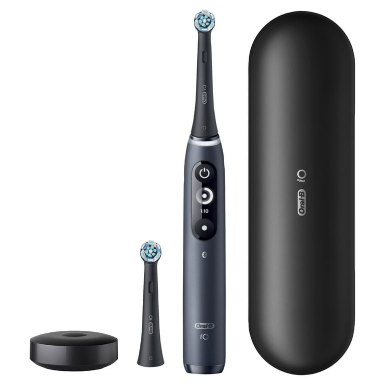 Oral-B iO Series 7 Electric Toothbrush, 2 Compact Brush Heads, Black Onyx, for Adults & Children 3+ Oral-B iO Series 7 Electric Toothbrush, 2 Compact Brush Heads, Black Onyx, for Adults & Children 3+