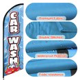 thumbnail image 3 of Car Wash Sign Feather Flag with Pole Kit,11ft Car Wash Decoration Display, Car Wash Business Sign,Car Wash Swooper Flag, 3 of 7