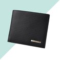 thumbnail image 3 of Men's Wallet PU Leather Embossing Billfold Busniess Holder Purse Short Wallet (Black), 3 of 9