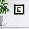 thumbnail image 2 of Wynwood Studio Canvas Magical Thinking Abstract Geometric Wall Art Canvas Print Black 12x12, 2 of 3