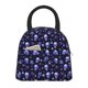 thumbnail image 1 of Balery Skull flower leaf purple Bolsa de Almuerzo para Mujeres, Caja de Almuerzo, Bolsa de Almuerzo Pequeña Impermeable, Tote de Almuerzo Reutilizable con Gran Capacidad, 1 of 6