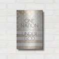thumbnail image 3 of Luxe Metal Art 'One Nation Under God' by Susan Ball, Metal Wall Art, 12"x16", 3 of 9