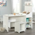 thumbnail image 2 of Sauder Pinwheel Engineered Wood 3-Piece Kids Activity Center Set in Soft White, 2 of 22