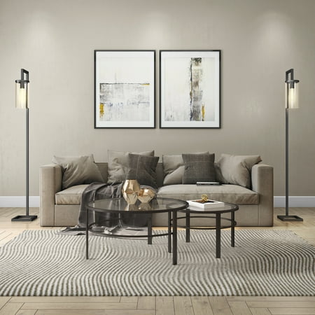 Camden&Wells - Gaia Nesting Coffee Table (set of 2) - Blackened Bronze