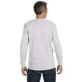 thumbnail image 2 of Gildan Heavy Cotton Ash Grey Long Sleeve T-Shirt, 2 of 3