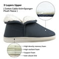thumbnail image 5 of VONMAY Women's Fuzzy Slippers Booties Indoor Outdoor House Shoes, 5 of 5