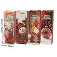 thumbnail image 2 of Zzxfth Christmas Wine Bags With Handles，Christmas Paper Gift Bags For Wine Bottles Gifts，Gift Bags For Christmas Party ，Christmas Dinner ，Wine Table（1pc-Christmas Stocking）, 2 of 8