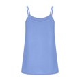 thumbnail image 4 of ShomPort Women's Casual Tank Tops Summer Trendy Spaghetti Strap Adjustable Round Neck Camisoles, 4 of 7