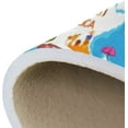 thumbnail image 6 of Coolnut Lightweight Soft Area Rugs 31x20 Inch, World Map of Animals Floor Mat Doormat for for Rooms Entrance Hardwood Floor Living Room 2'7" x 1'8"） Nursery Rugs, 6 of 6