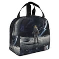 thumbnail image 2 of Disketp Astronaut Standing In The Moon Bolsa Térmica para Almuerzo para Hombre y Mujer, Ideal para Trabajo, Senderismo y Picnic, 2 of 8
