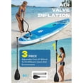 thumbnail image 4 of SOLAVERO Inflatable Stand Up Paddle Board with SUP Accessories, Anti-Slip EVA Deck, 11'×33" Blow Up Paddle Board Adults & Youth, 4 of 8