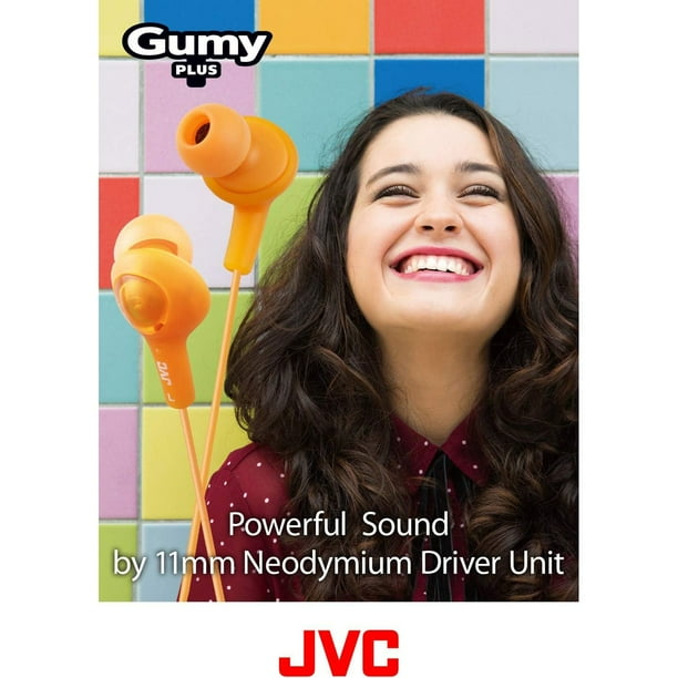 JVC HA FX5 B Gumy PLUS phones Earphones in ear wired 3.5