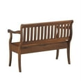 thumbnail image 3 of Carolina Chair and Table Veranda Storage Bench, Elm, 3 of 4