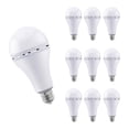 thumbnail image 1 of 10Pz Foco Led Emergencia 9W Recargable P/ Apagones Huracanes blanco 9W IGOTO, 1 of 5