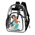 thumbnail image 2 of Aladdin Clear Backpack Heavy Duty Transparent Backpack See Through Book Bag for College School Travel Work Sports, 2 of 7