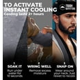 thumbnail image 6 of Tough Outdoors Cooling Towels, Dark Gray, 12" x 12", Evaporative Cooling Fabric Keeps You Cool & Dry, 6 of 7