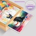 thumbnail image 4 of Happy Birthday to Scottish Terrier Kitten Party Balloons Cake Acrylic Plaque with Wood Photo Frame Box Scottie Dog Lover Gifts Light Box - 00027, 4 of 5