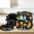 thumbnail image 4 of Xoenoiee Vintage Floral Black Pattern Pressure Cooker Cover for 8 qt Instant Pot, Kitchen Appliance Dust Cover with Pockets for Rice Cooker Air Fryer Slow Cooker, 4 of 6