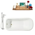 thumbnail image 3 of Cast Iron Tub, Faucet and Tray Set 66" RH5280GLD-GLD-100, 3 of 7