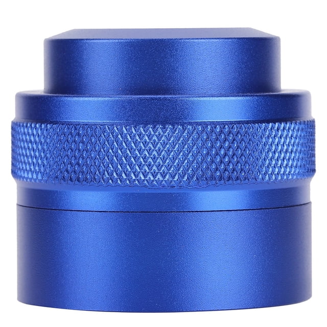 Coffee Tamper, Adjustable Depth Stainless Steel 51mm Coffee Distributor, For Home Blue