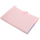 thumbnail image 3 of Bolsas Para Carpetas De Archivos, Organizador De Documentos Multicapa A4, Bolsillos De Información Para Almacenamiento De Papel, Color Rosa, 3 of 7