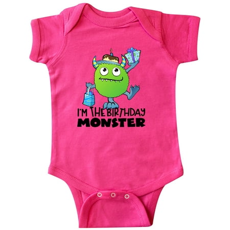 

Inktastic I m the Birthday Monster- Green Gift Baby Boy or Baby Girl Bodysuit