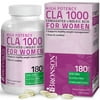 Bronson CLA for Women 1000mg High Potency Weight Loss Exercise Enhancement Non-GMO Conjugated Linoleic Acid, 180 Softgels