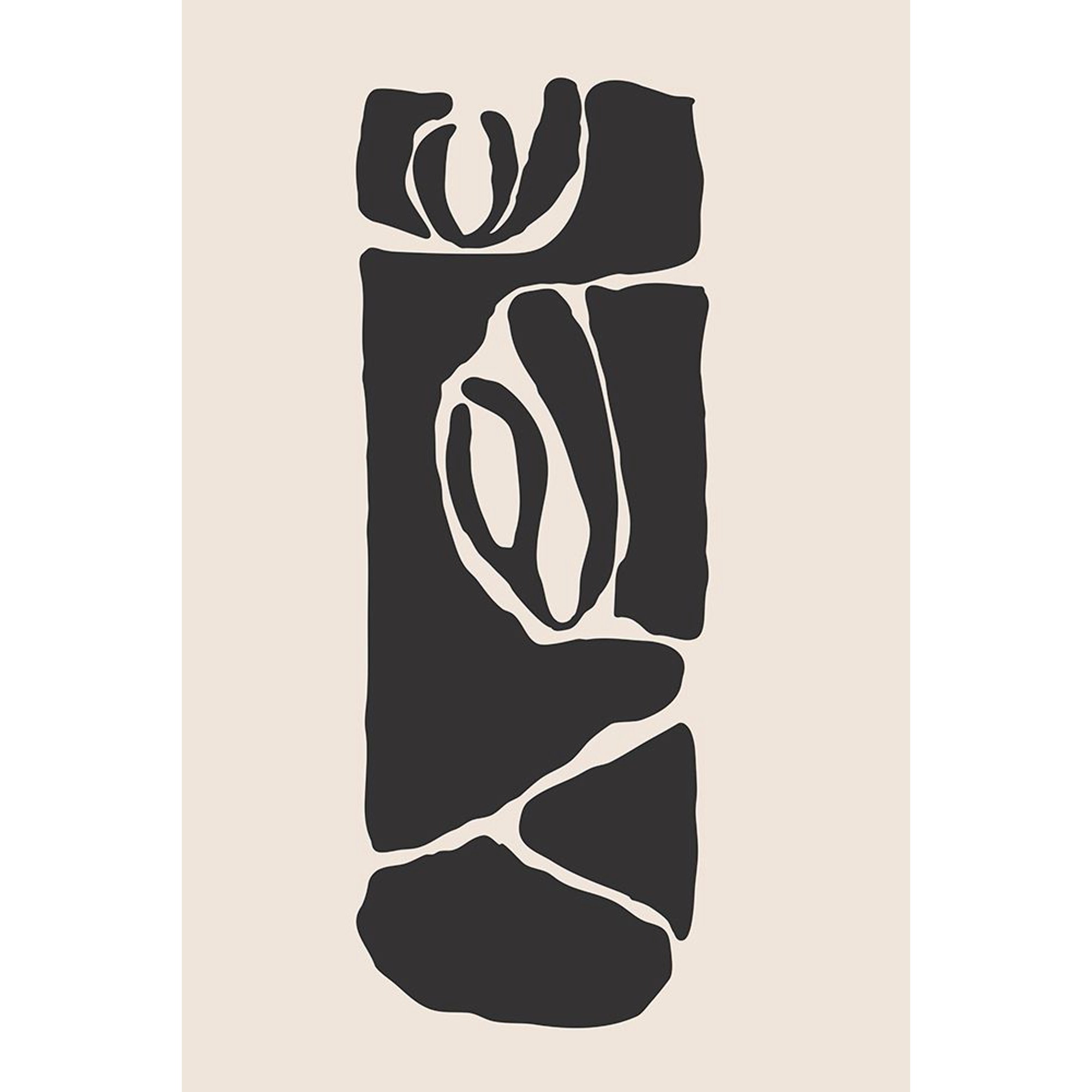 Abstract Face Series #5 Poster Print - Jay Stanley (18 x 24)