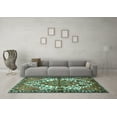 thumbnail image 3 of Ahgly Company Indoor Rectangle Persian Turquoise Blue Traditional Area Rugs, 5' x 7', 3 of 4