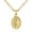 Gold, variant on Sdmnsg-T 18K Gold Plated Flat Mariner/Marina Chain Necklace With Virgin Mary Guadalupe Charm Pendant
